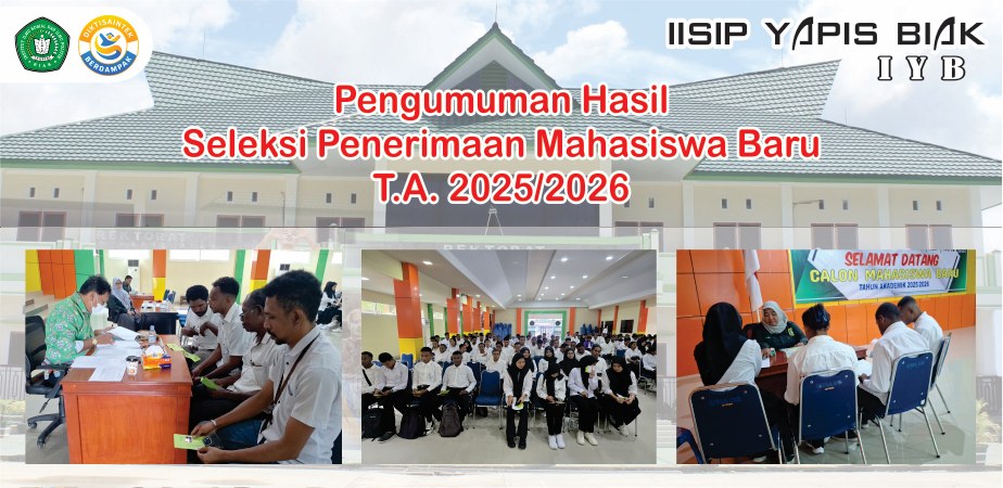 Pengumuman Hasil Seleksi Penerimaan Mahasiswa Baru Tahun Akademik 2025/2026